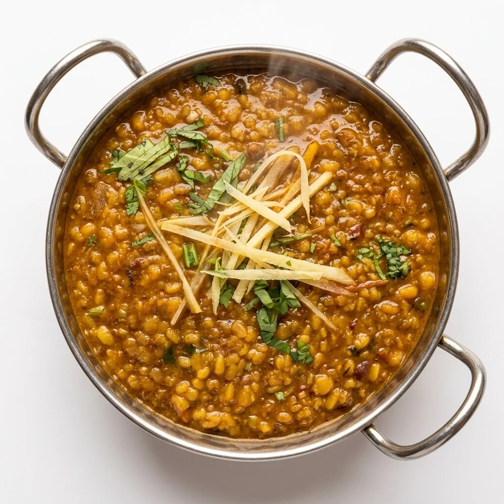 Daal simmered with spices and topped with ginger at Shahi Zaika Calgary NE